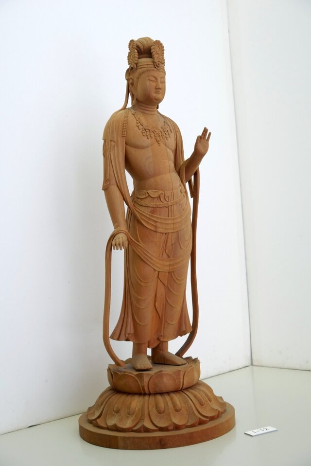 仏像1-12　月光菩薩（補修品）