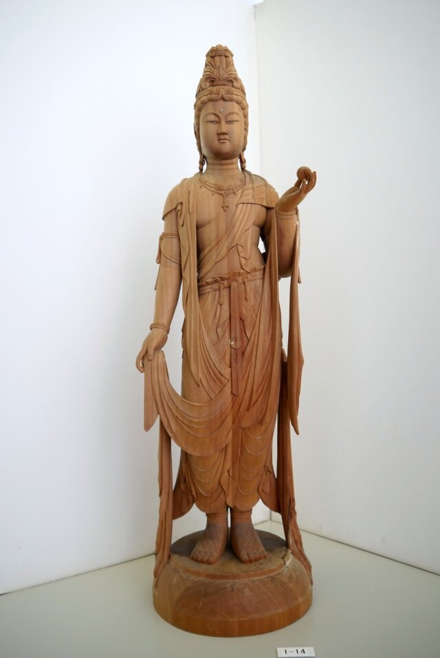 仏像1-14　明星菩薩立像（補修品）