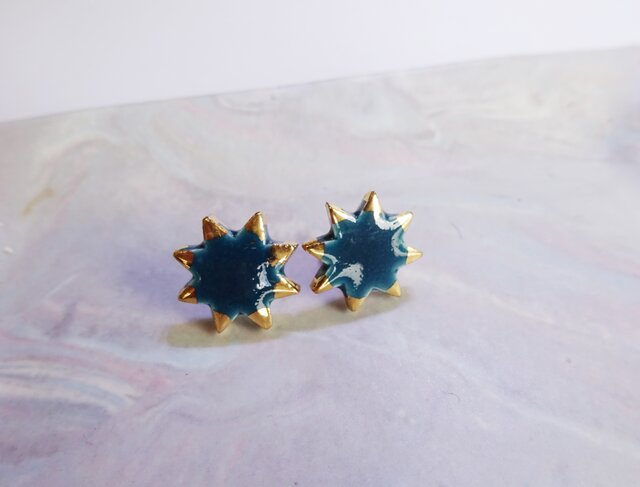 ホシクズのpierce/earring(深緑)の画像1枚目