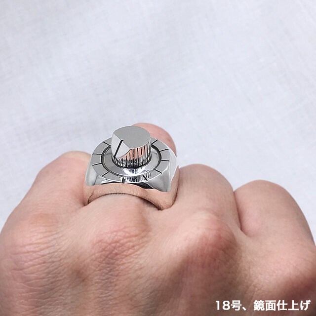 TB-303 knob ring（可動式つまみのごついシルバーリング） | iichi
