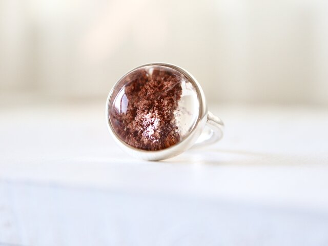 earth garden クォーツ ringの画像1枚目