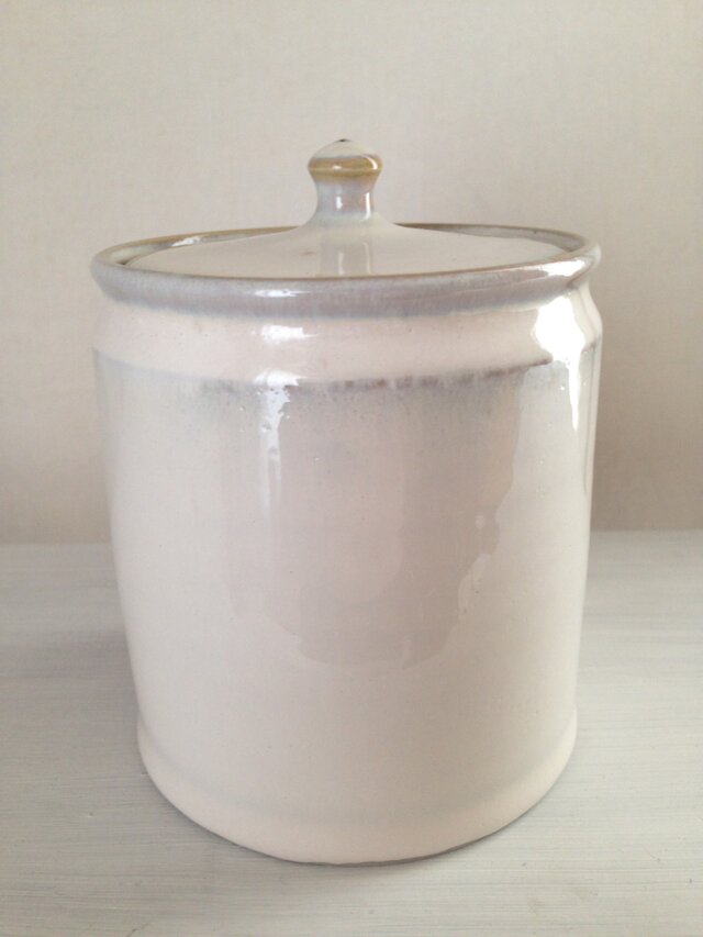 キャニスター(アンティークホワイト)L | iichi 日々の暮らしを心地よく