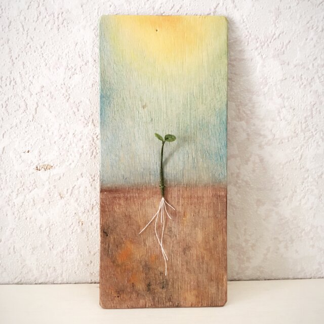 4943.bud 小さな壁掛け 芽吹き