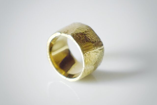 simple wide pinky ring（brass）☆シンプル☆幅広☆ピンキー☆真鍮