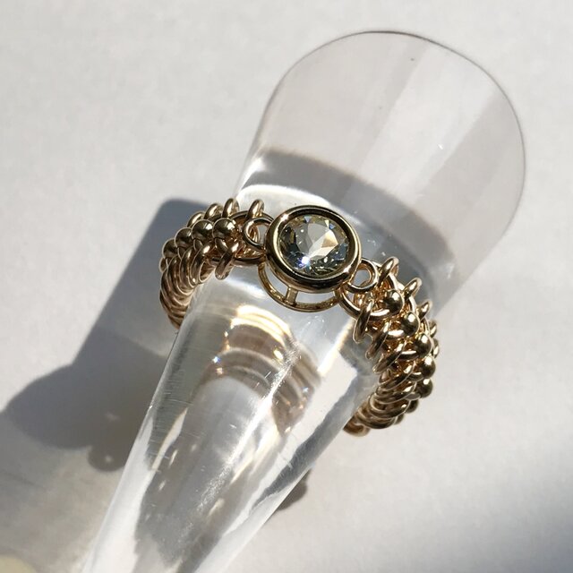 『 Crystal water ( inner ) 』Ring by K14GFの画像1枚目
