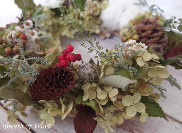 アナベルのクリスマスリース | iichi 日々の暮らしを心地よくする