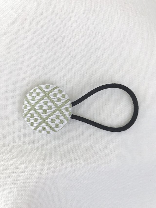 再＊ ヘアゴム〈うろこ形〉2.9cm