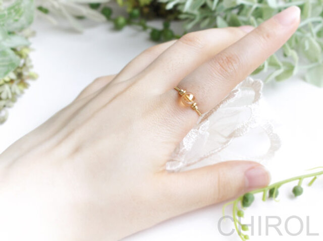 ゴールデンオーラ リング/ 14kgf | iichi 日々の暮らしを心地よくする