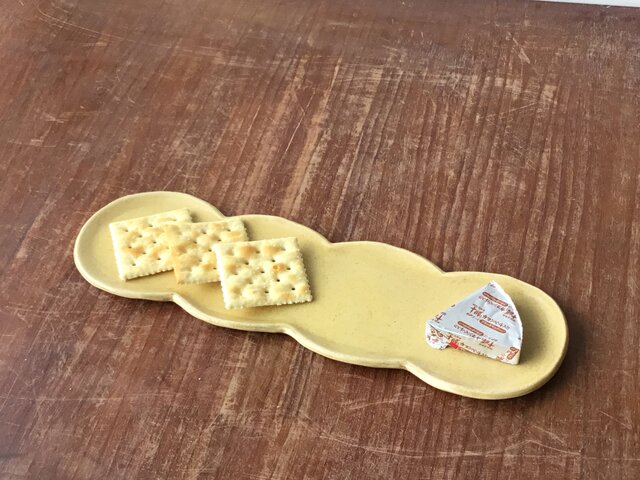 四円皿 小 黄の画像1枚目