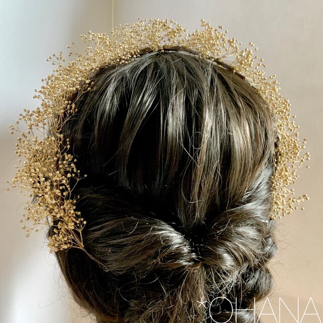 成人式 髪飾り❤︎ヘッドドレス、花冠、花かんむり、カチューシャ