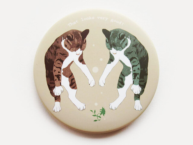 キジ白猫さん缶バッジの画像1枚目