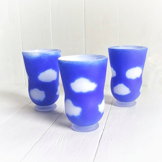 雲のグラス✱ご注文前にメッセージをお願いいたしますの画像1枚目