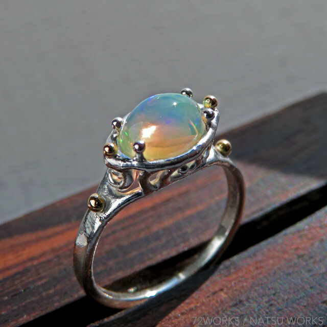 エチオピア オパール・リング ＊ Ethiopian Opal Ring ー