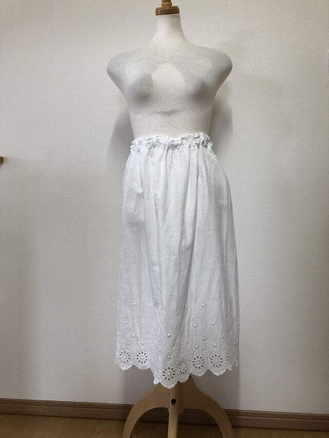 訳アリ スカラップペチコート セール品 M~Lの画像1枚目