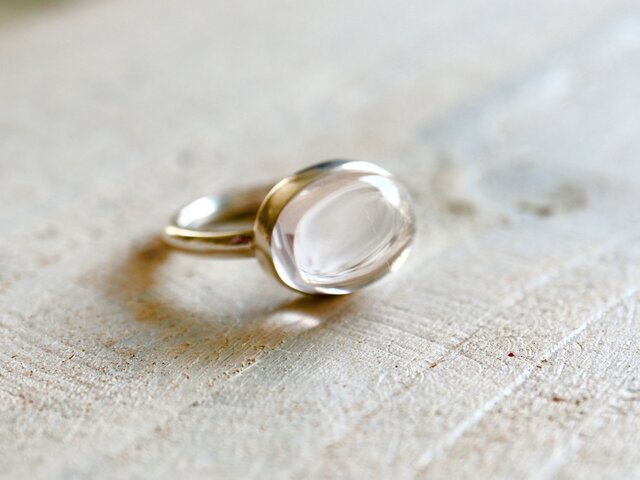 朝露のrose pink ringの画像1枚目