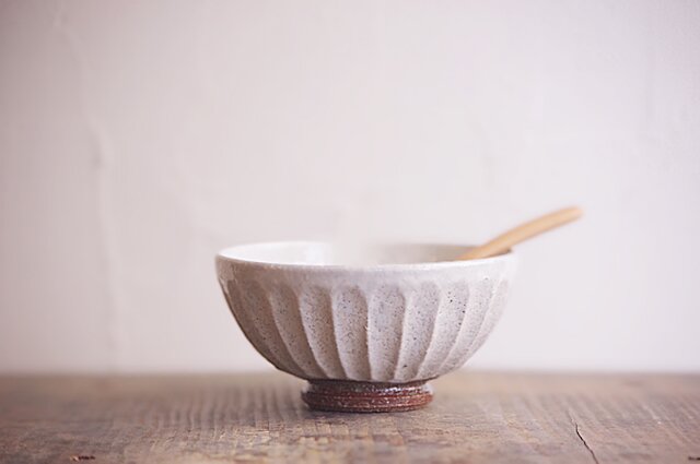 【超特価sale開催】  しのぎ カフェオレボウル | iichi 日々の暮らしを心地よくする お椀・ボウル・鉢