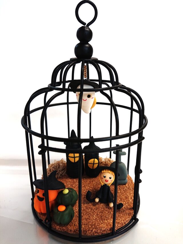 ハロウィンかご