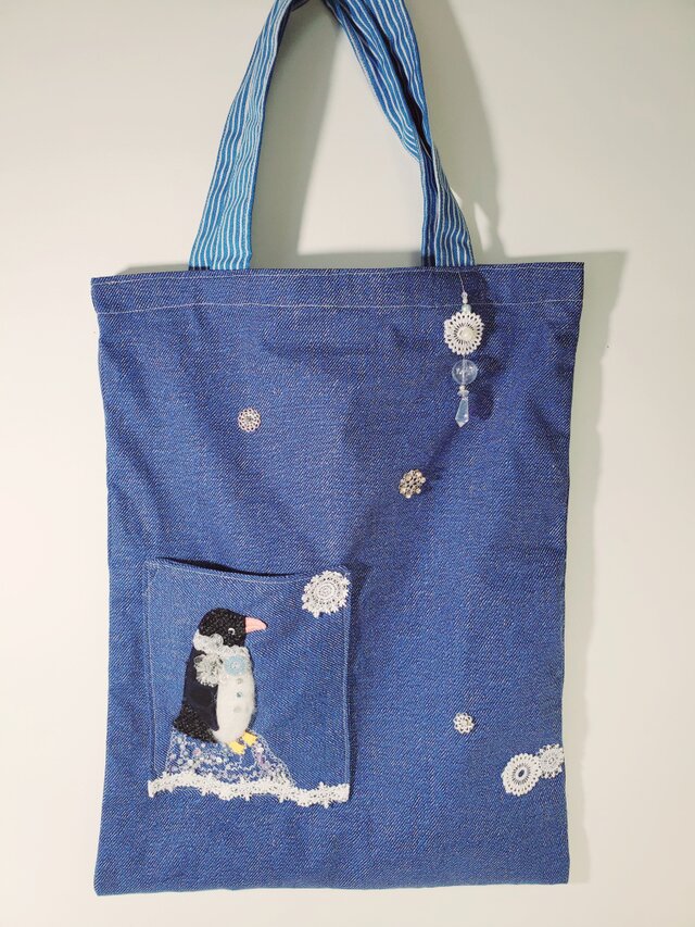 IRODORI AZ bag(アデリーペンギン)〔penguin on a ice〕の画像1枚目