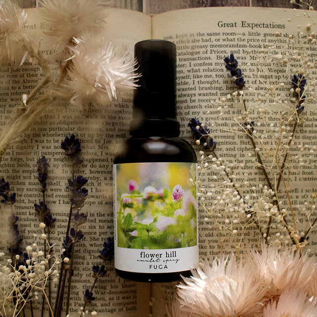 花畑広がるピローミスト《flower hill》｜天然精油・爽やかな花の香り