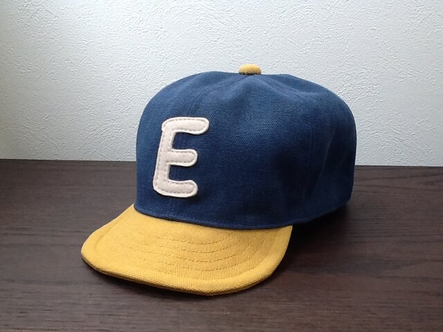 『特別ご注文品』アルファベットキャップ 帆布シリーズ 『E』サイズ違い(カラー"B")の画像1枚目