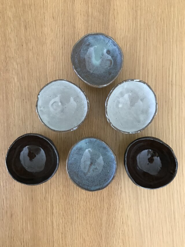 豆鉢 (あめ釉薬在庫)の画像1枚目