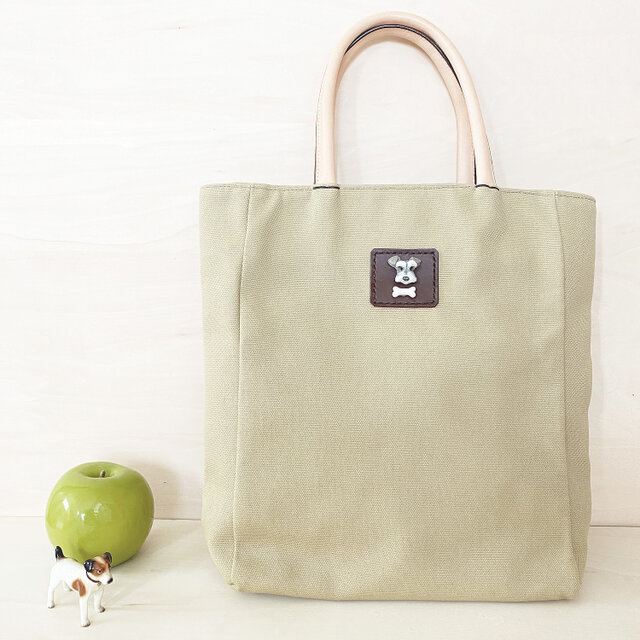 ミニシュナボタントートBag(キャメル)の画像1枚目