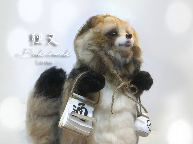 たぬき タヌキ 狸 エゾタヌキ 狸又 妖狸 化け狸 笠狸 リアル 笑顔