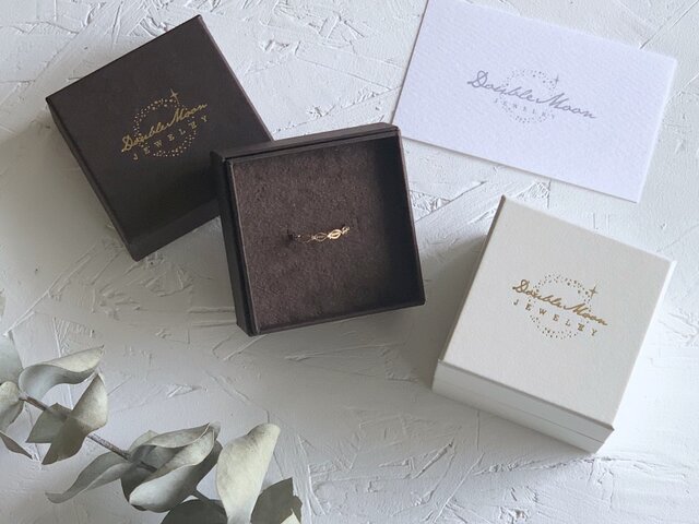 バイカラートルマリン カラーストーンリング / K10YG【受注製作