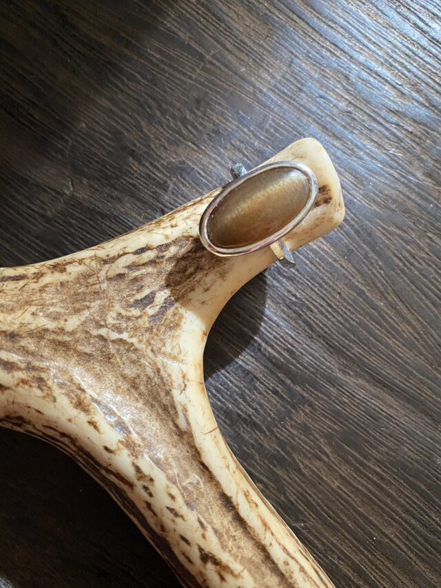 サンストーンのRing (キャツアイ)の画像1枚目