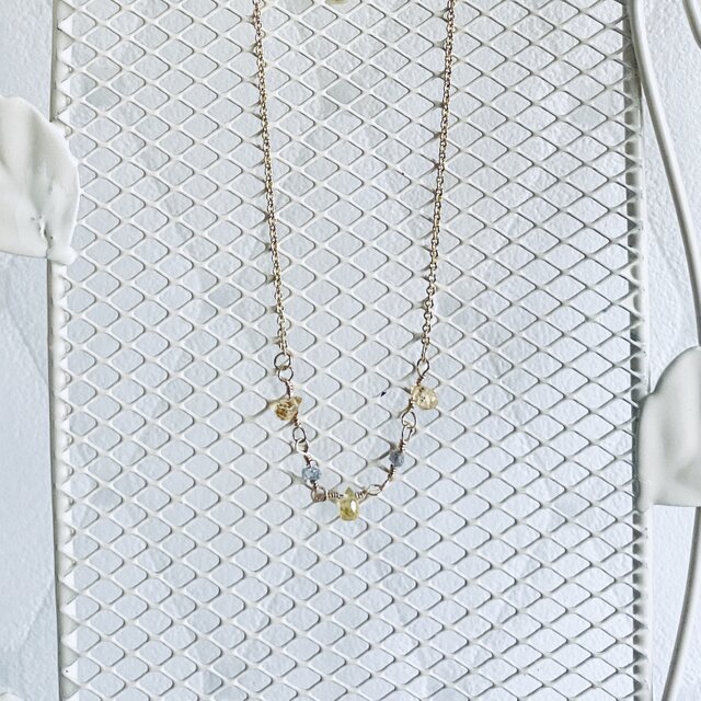 サファイア×ダイヤネックレス