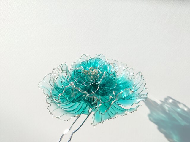 青磁 牡丹の花籠 青磁 牡丹の花籠 青磁 牡丹の花籠