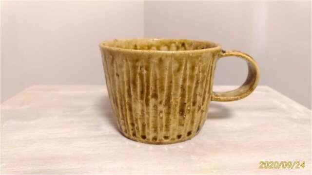 アメ釉カップ①の画像1枚目