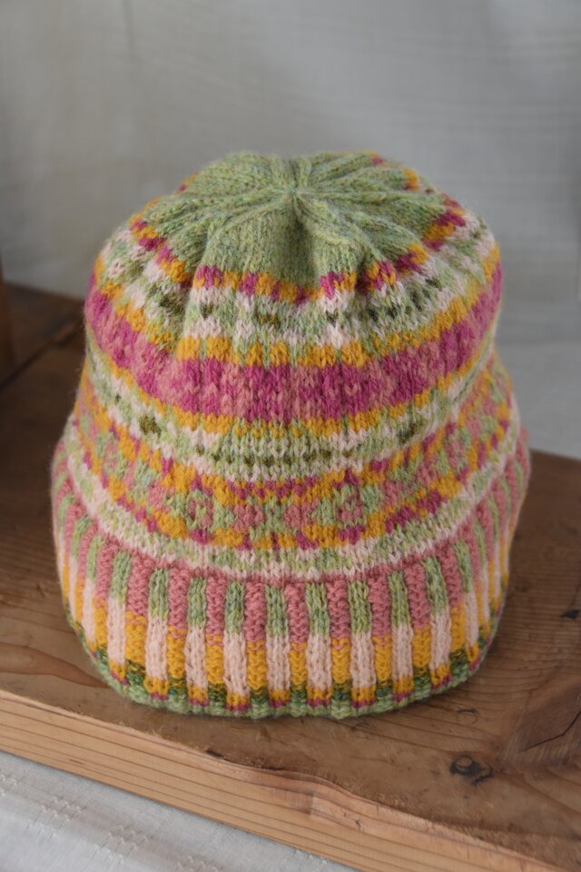 フェアアイルニット帽子