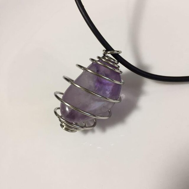 SALE 天然石のロングネックレス 90cmの画像1枚目