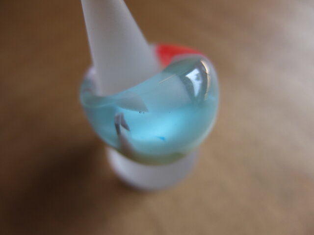 カラフルリング 水色の画像1枚目