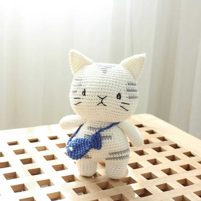 編みぐるみ 猫ちゃん - あみぐるみ