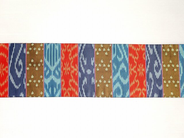 半幅帯 オレンジ紫系さき織りと、ピンク紫 HAN1543 | iichi 日々の