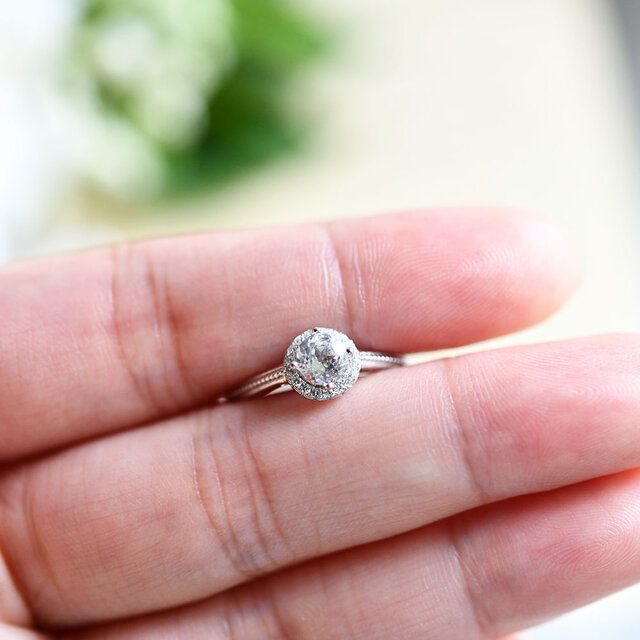 大特価 MR06／ 13号 0.5ct 0.5ct モアサナイト リング MR15 ...