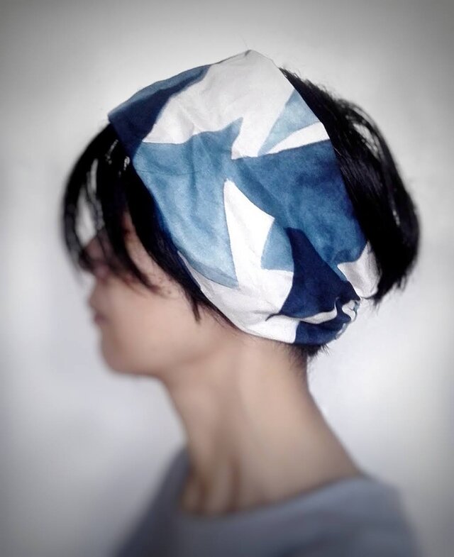 ターバンなヘアバンド　ブルーツリーズ　送料無料