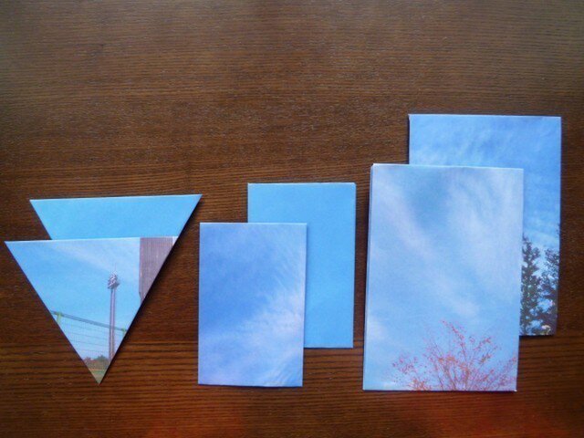 封筒6点~あおぞら~の画像1枚目