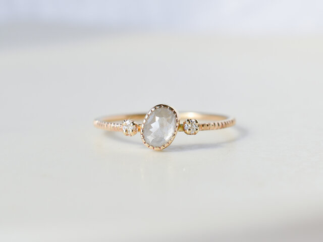 littlest bouquet ring Ovalの画像1枚目