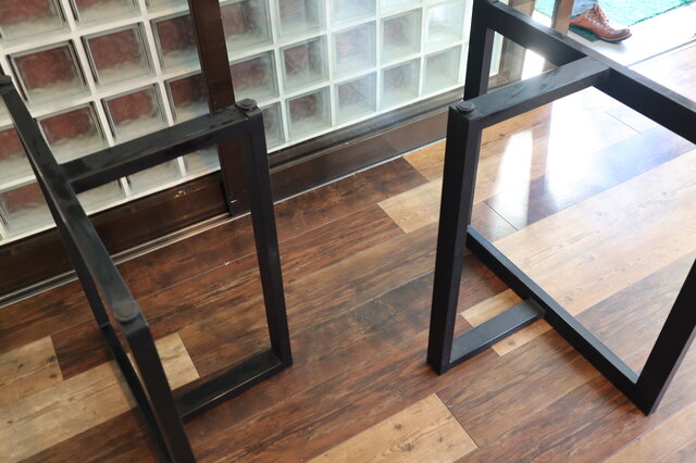 サイズオーダー可能 アイアン脚 アイアン T型 一枚板 | iichi 日々の