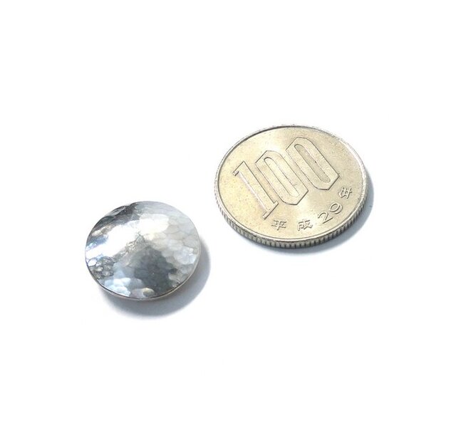 コンチョ レザークラフト金具 silver925 槌目模様 | iichi 日々