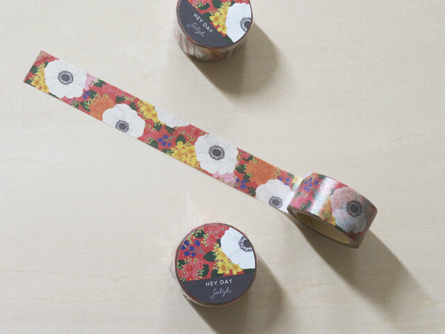 HEY DAY マスキングテープ 20mm / カランコエとポピーの画像1枚目