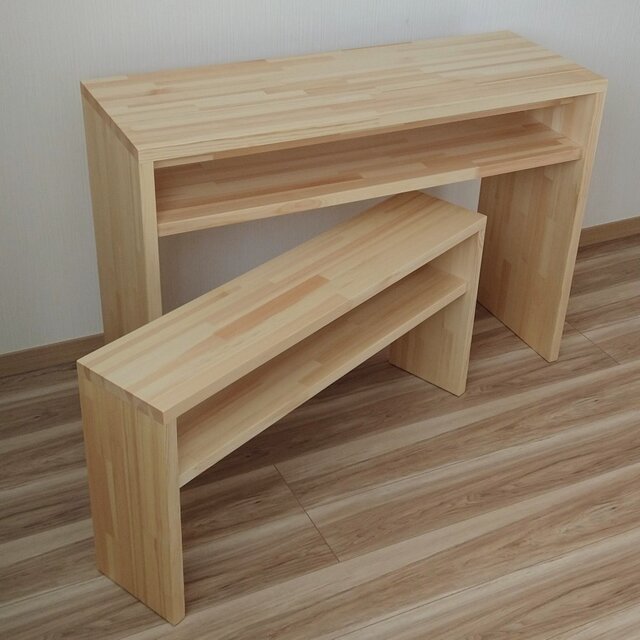 椅子にもなるコの字テーブル【カスタマイズ可能】 | iichi 日々の