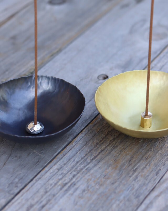 ハンドメイド☆香立☆ 楽天市場】香立 HOME FRAGRANCE TOOL 金属製香皿香立てセット アルミ