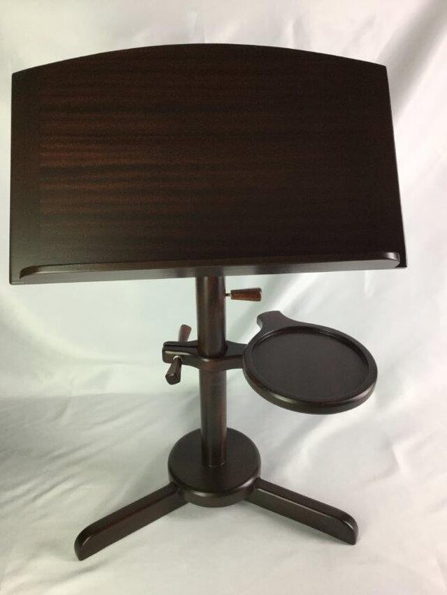木製の譜面台・・・サイドテーブル付きの画像1枚目
