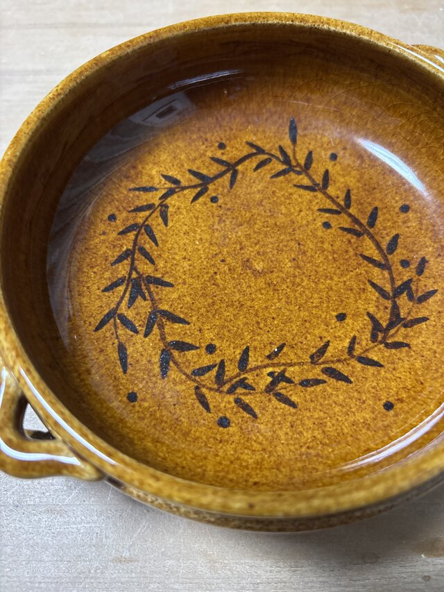 飴釉スープ皿 | iichi 日々の暮らしを心地よくするハンドメイドや