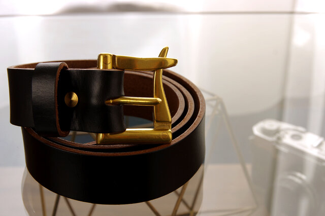 Horween Chromexcel ホーウィン クロムエクセル 茶芯 ベルト Horween ホーウィン クロムエクセル メッシュ レザーベルト