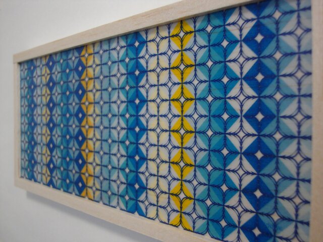 Blue and Yellow pattern designの画像1枚目